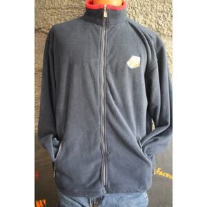 Vintage US Ski Team FullZip Fleece Jacket Navy / Red Trim G-Zipper Pull  Men’s M